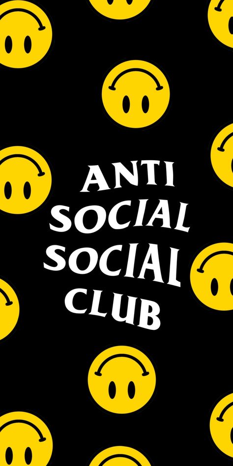 Smiley Face Background, Face Background, Anti Social Social Club, Phone Background, Wallpaper Phone, Anti Social, Social Club, Smiley Face, Essie