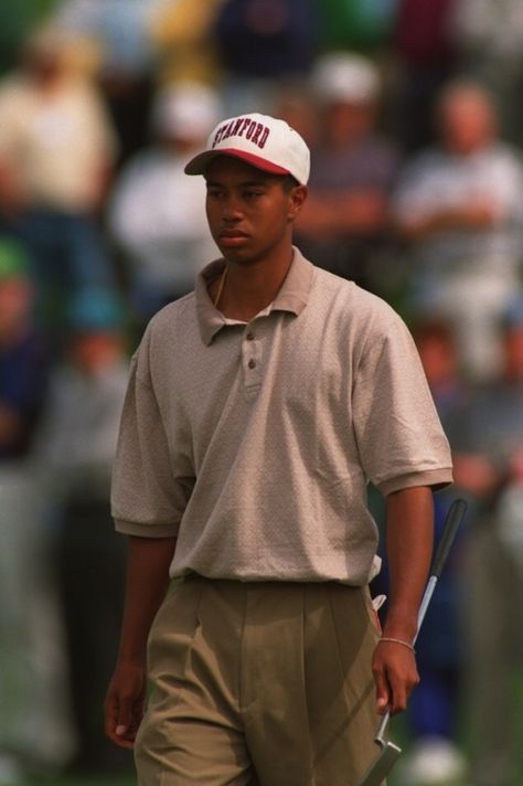 Tiger Woods Polo Shirt Outfit Men, Woods Outfit, Golf Fashion Men, Mens Golf Fashion, Vintage Polo Shirt, Polo Shirt Outfits, Golf Inspiration, Shirt Outfit Men, Golf Brands