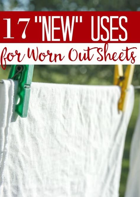 Bed Sheet Crafts Easy Diy, Use For Old Sheets, Repurpose Bed Sheets, Repurpose Old Sheets, Repurpose Sheets Projects, Upcycle Old Sheets, Old Sheets Repurpose, Uses For Old Sheets, Repurpose Sheets