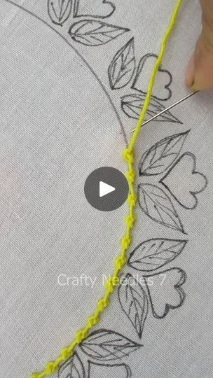 Pretty Neck, 100k Views, Popular Diy, Viral Reels, Embroidery Stitches, Needlework, Super Cute, Audio, Embroidery