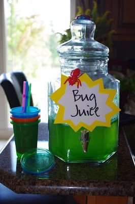 Bug Juice Recipe, Heavenly Hash, Juice Party, Bug Juice, Up The Movie, Disney Movie Night, Lemonade Concentrate, 70s Party, Frozen Lemonade