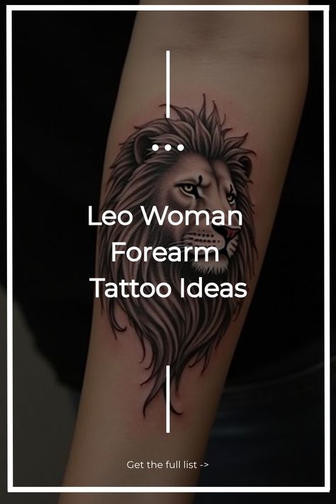 Leo Woman Forearm Tattoo Ideas Single Needle Lion Tattoo, Lion Lotus Tattoo, Lion Leo Tattoo For Women, Lion Forearm Tattoo Women, Lion Female Tattoo, Lion Woman Tattoo, Feminine Lion Tattoo For Women, Explore Tattoo Ideas, Woman Forearm Tattoo