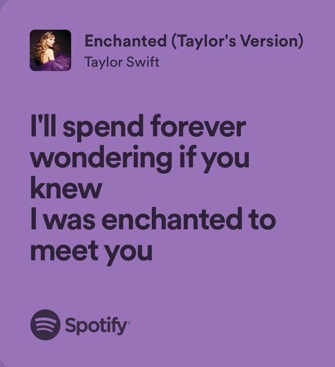 Speak Now Tv Aesthetic, Enchanted Lyrics, Speak Now Tv, Taylor Swift Enchanted, Tv Aesthetic, Lyrics Spotify, Taylor Swift Song Lyrics, Now Quotes, Taylor Songs