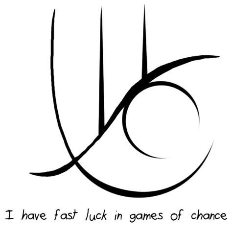 may i have a sigil for fast luck in games of chance, i.e. the missouri lottery. “I have fast luck in games of chance” sigil Sigils For Luck, Sigil For Luck And Money, Luck Sigil, Magic Sigils, Sigil Athenaeum, Pagan Life, Protection Sigils, Witch Symbols, Mega Millions Jackpot