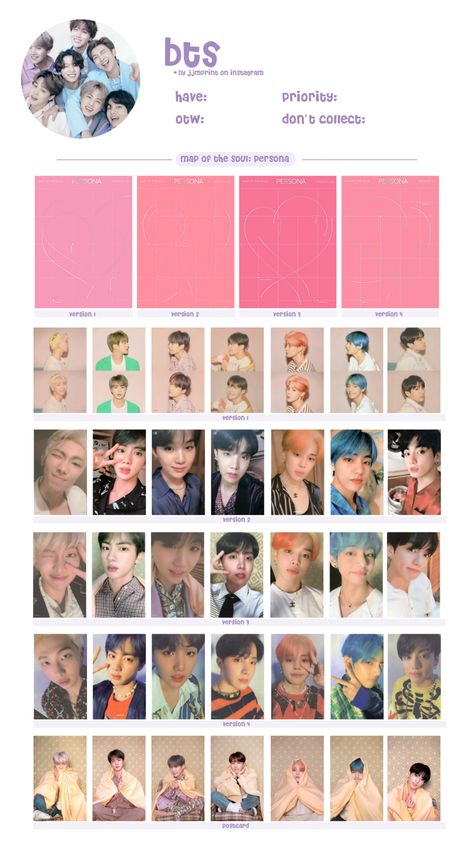 Bts Map Of The Soul 7, Bts Album Template, Bts Photocards Template, Bts Pc Template, Kpop Wishlist Template, Bts Photocard Template, Bts Never Walk Alone, Persona Photocard, Photocard Wishlist Template