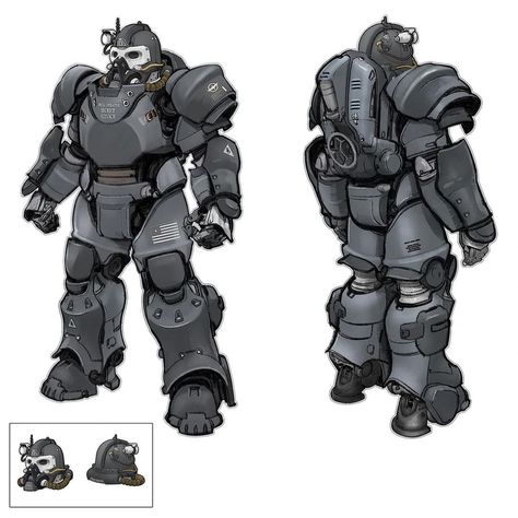 Fallout Bos, Fallout 4 Armour, Power Armor Fallout, Fallout 4 Power Armor, Fallout 4 Concept Art, Fallout Power Armor, Fallout Rpg, Sci Fi Armor, Fallout Fan Art