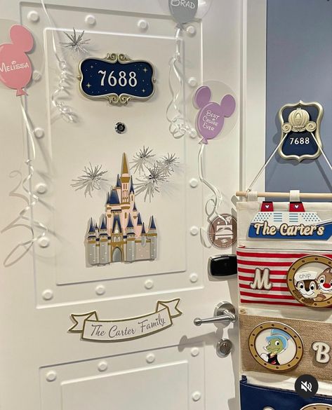 Disney Wish Cruise Ship Door Decorations, Disney Cruise Accessories, Disney Birthday Door Decorations, Disney Door Decorations Cruise, Dcl Door Decorations, Disney Wish Door Magnets, Diy Cruise Door Magnets, Disney Cruise Decorated Doors, Disney Resort Door Decorations