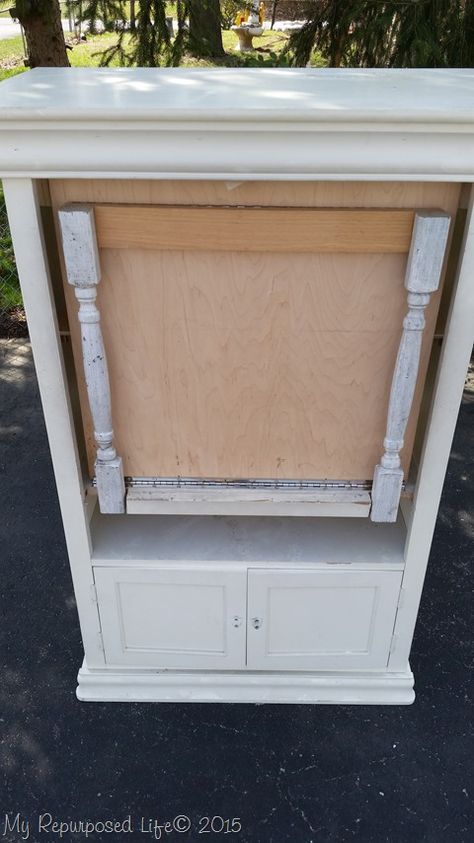 kids art desk Tv Armoire Repurposed, Kids Art Desk, Repurposed Armoire, Armoire Repurpose, Craft Armoire, Fold Out Desk, Armoire Desk, Craft Storage Cabinets, Armoire Makeover