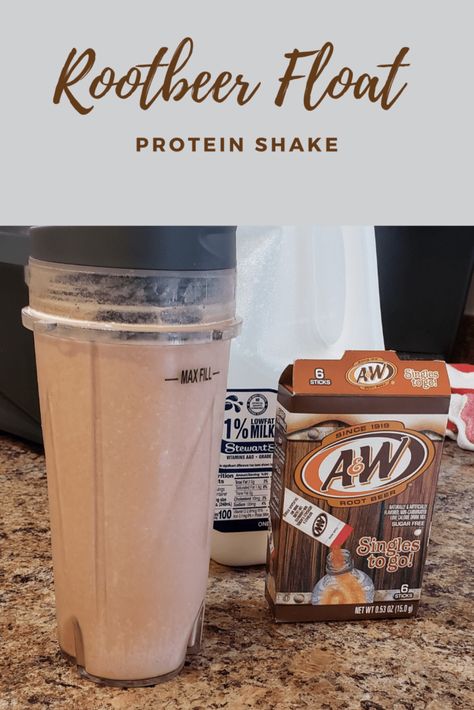 Hlth Code Shake Recipes, Root Beer Protein Shake, Root Beer Float Protein Shake, Protine Shakes, Macro Planning, Water Tok, Protein Drink Recipes, Premier Protein Shakes, Herbalife Shake Recipes