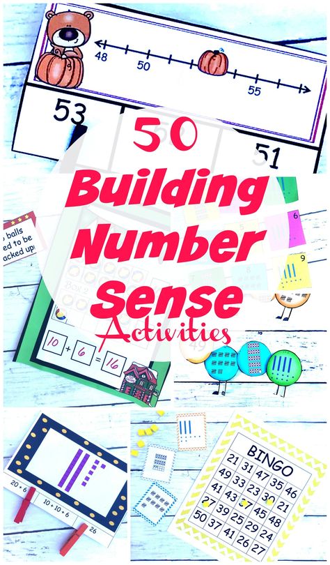 Rounding Numbers Activities, Number Line Activities, Numbers Activities, Number Recognition Activities, Building Number Sense, Rounding Numbers, 2nd Grade Activities, Number Sense Activities, Comparing Numbers