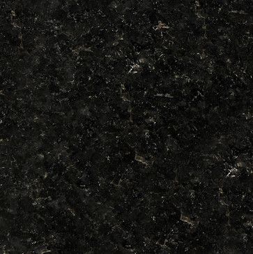 Black Pearl Granite -wonderful with White Cabinets - traditional - spaces - charlotte - Fireplace & Granite Distributors Bathroom Black Granite, Black Granite Texture, Black Pearl Granite Countertops, Popular Granite Colors, Fireplace Granite, Black Pearl Granite, Black Quartz Countertops, Hickory Kitchen Cabinets, Countertops Black