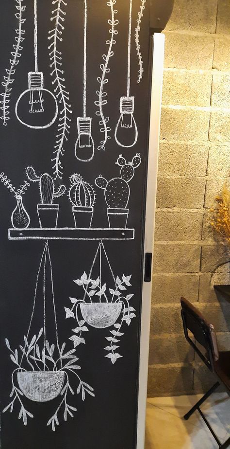 Chalk Wall Art, Chalkboard Drawing, Chalkboard Wall Art, Blackboard Art, Kitchen Chalkboard, Blackboard Wall, Chalk Wall, Chalkboard Drawings, طابع بريدي