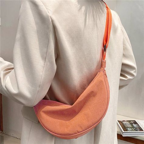 Leather Bags Brand Leather Bag Classic Shoulder 2023 Quality Bags Black For Real Women New Tote Dumpling Bag, Travel Crossbody, Soft Leather Bag, Hobo Crossbody Bag, Orange Bag, Mongolia, Nylon Bag, Shopper Bag, Chest Bag