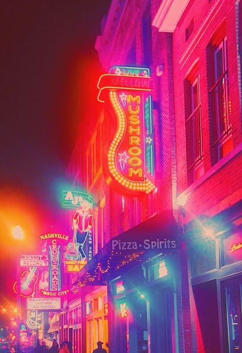 Nashville Neon Signs, Neon Western, Neon Moon, Neon Design, Neon Lights, Neon Lighting, Visual Arts, Nashville, Visual Art