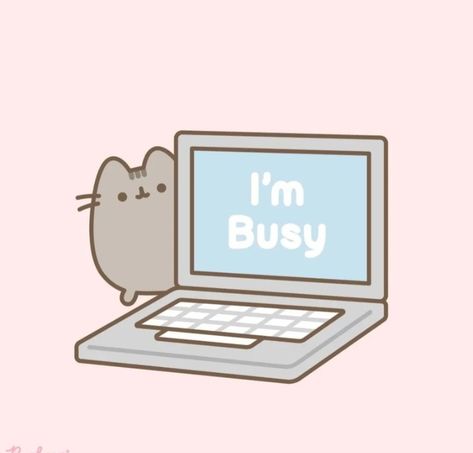 Pusheen Merchandise, Pusheen Love, Pusheen The Cat, Pusheen Cute, Paper Background Design, Pusheen Cat, I'm Busy, Official Account, Cat Playing