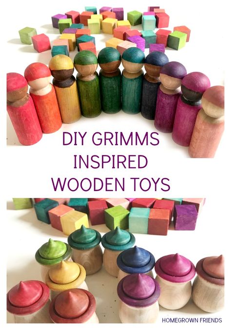 Diy Waldorf Toys, Grimm's Toys, Diy Montessori Toys, Wooden Toys Diy, Montessori Diy, Handmade Wooden Toys, Toys Diy, Diy Kids Toys, Homemade Toys