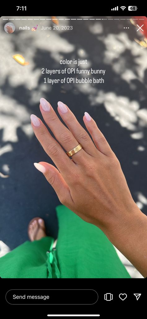 Nails Maid Of Honor, Beige Nail Inspo Acrylic, Short Coffin Wedding Nails For Bride, Nails To Get Engaged In, Short Simple Dip Nails, Best Nails For Proposal, Nails For Bridesmaid Simple, Lets Be Friends Nail Polish, Spring Oval Nails 2024