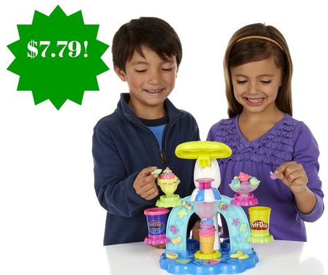 Play-Doh Sweet Shoppe Swirl and Scoop Ice Cream Playset Only $7.79 (Reg. $17) - http://www.couponsforyourfamily.com/play-doh-sweet-shoppe-swirl-and-scoop-ice-cream-playset-only-7-79-reg-17/ Play Doh Toys, Play Doh Kitchen, Sundae Glasses, Scoop Ice Cream, Toy Kitchen Set, Ice Cream Flavors, Banana Split, Yummy Sweets, Printable Coupons