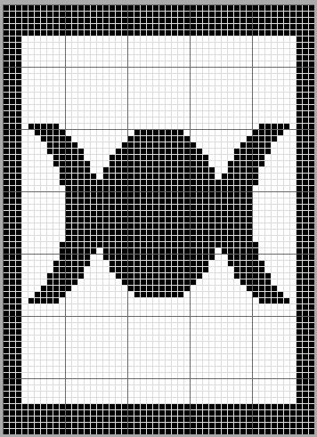 Moon Knitting Chart, Double Knitting Charts, Alpha Pattern Moon Phases, Triple Moon Cross Stitch, Moon Phase Alpha Pattern, Triple Goddess Embroidery, Goddess Cross Stitch Pattern, Knitting Squares, Triple Moon Goddess