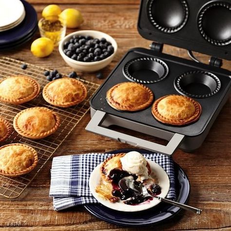 Breville Pie Maker, Mini Pie Maker, Top Kitchen Gadgets, Pie Maker, Pies Maker, Mini Pies, Cooking Gadgets, Williams Sonoma, Blueberries