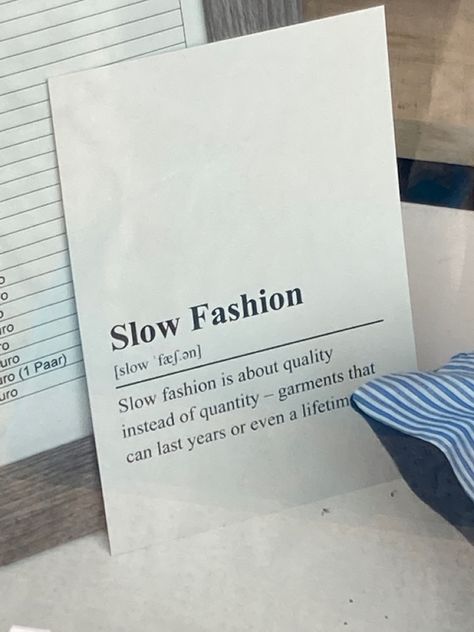 #slowfashion #environment #sustainablefashion #astethic Card Astethic, Slow Fashion, Sustainable Fashion, Cards Against Humanity, Personalized Items, Quick Saves