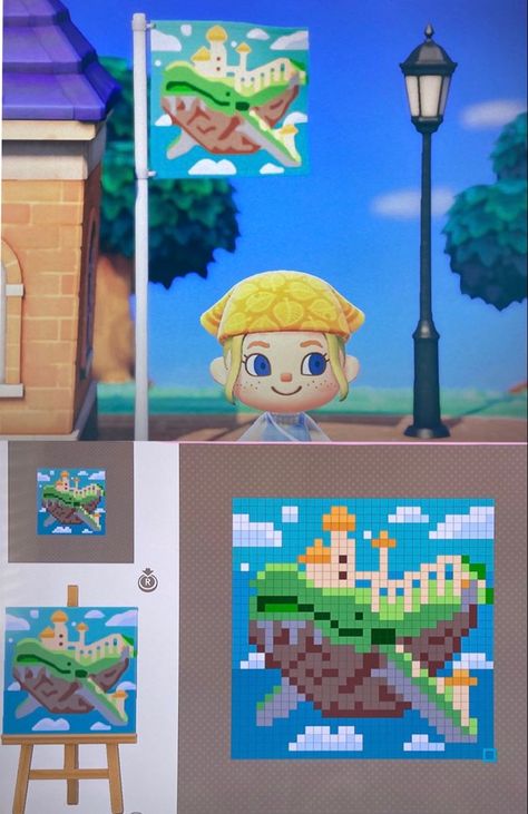 Pixel Pattern Animal Crossing, Acnh Island Flag Design Grid, Flag Ideas Animal Crossing, Animal Crossing Pixel Designs, Animal Crossing Flag Designs Grid Easy, Animal Crossing Design Pattern, Flag Design Animal Crossing, Animal Crossing Phone Case Design Grid, Animal Crossing Flag Ideas