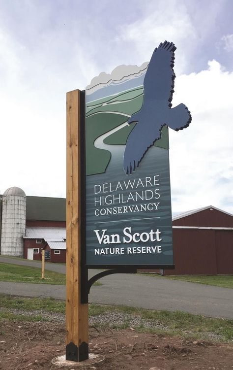 The Van Scott Nature Reserve | Delaware Highlands Conservancy Park Signage, Outdoor Classroom, Outdoor Learning, Wayfinding Signage, Hunting Season, Nature Center, Enjoy Nature, Signage Design, Outdoor Signs