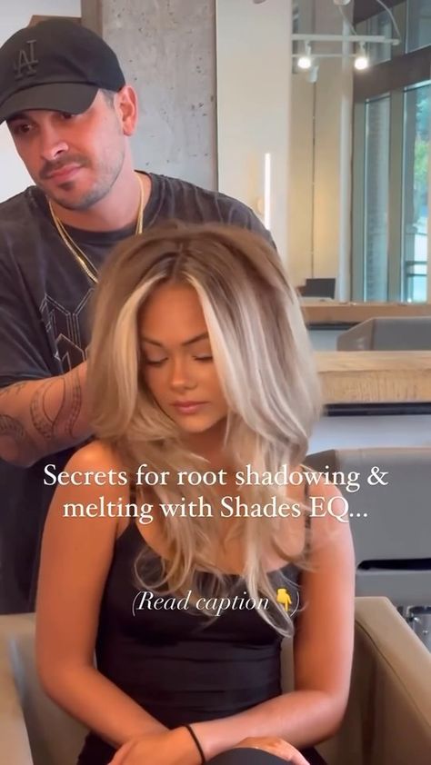 SalonCentric | @philipforesto sharing secrets for root shadowing with @redken Shades EQ 🤫🤫 ⠀⠀⠀⠀⠀⠀⠀⠀⠀ “1. Shades EQ is an acidic color therefore… | Instagram 6n Redken Shades Eq, Redone Shades Eq Formulas, 10nw Shades Eq, Redken Shades Eq Root Tap Formulas, Redkin Eq Shades Toner, Shades Eq Root Tap Formula, Golden Blonde Shades Eq Formula, Redken Level 7 Toner, Redken Shades Eq Root Smudge Formulas