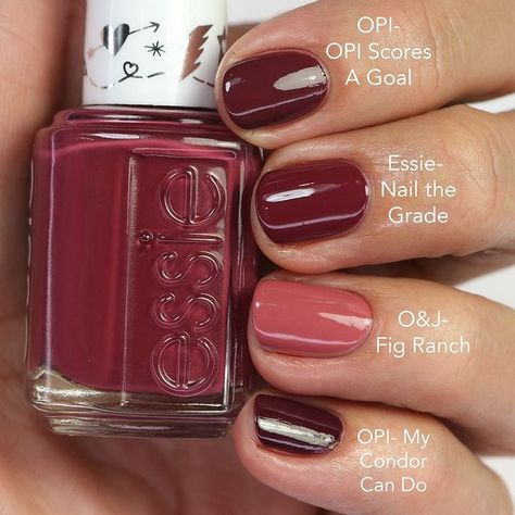 Fall Nails Opi, Essie Nail Polish Colors, Opi Nail Polish Colors, Essie Nail Colors, Orange Nail Polish, Opi Nail Colors, Nail Polish Colors Fall, Pretty Nail Colors, Red Nail Polish