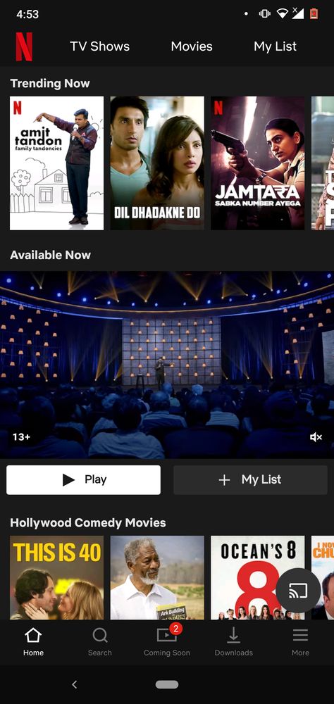 movies and videos app Ui Netflix Home Page, App Home Page, Design Yearbook, Netflix Home, Netflix App, Oceans 8, Ux Inspiration, Yearbook Design, App Home