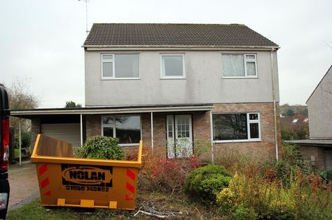 1970s House Exterior, 60s House Exterior, 1970 House Remodel, 1970s House Renovation, 70s House Exterior, 1980s House, 60s House, Renovation Exterior, George Clarke