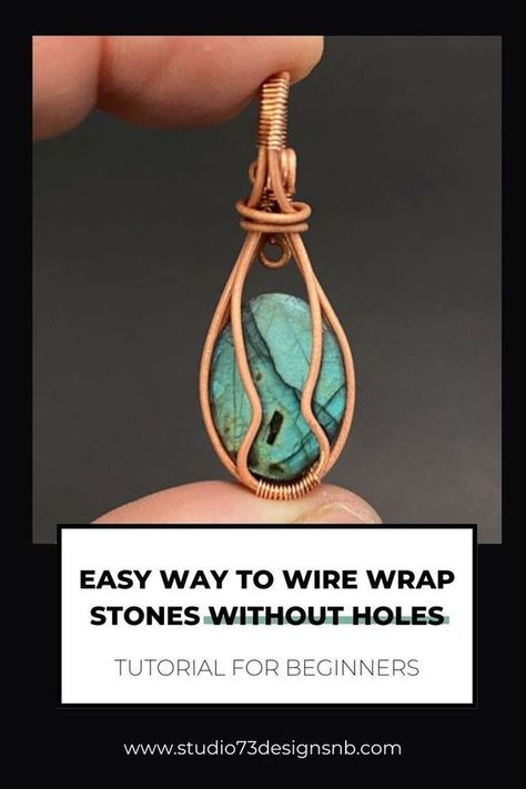 Jewelry Diy Ideas, Jewelry Making For Beginners, Wire Wrap Stones, Wire Crochet Jewelry, Wire Wrapped Stone Jewelry, Wire Wrapping Tutorial, Wire Wrap Jewelry Designs, Wire Wrapping Diy, Wire Wrapped Jewelry Diy