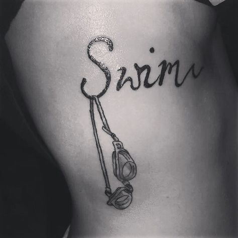 First tattoo. #swim #life Swimming Tattoo, Elements Tattoo, Swim Team, New Tattoo, Piercing Tattoo, First Tattoo, All Tattoos, Henna Tattoo, Tattoo Images