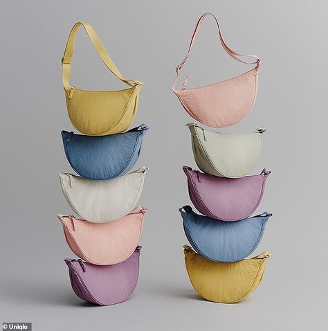 Uniqlo Round Mini Shoulder Bag, Bags Style, Uniqlo Bags, Compact Bag, Carpet Bag, Hat Stands, Round Bag, Mini Shoulder Bag, Exciting News