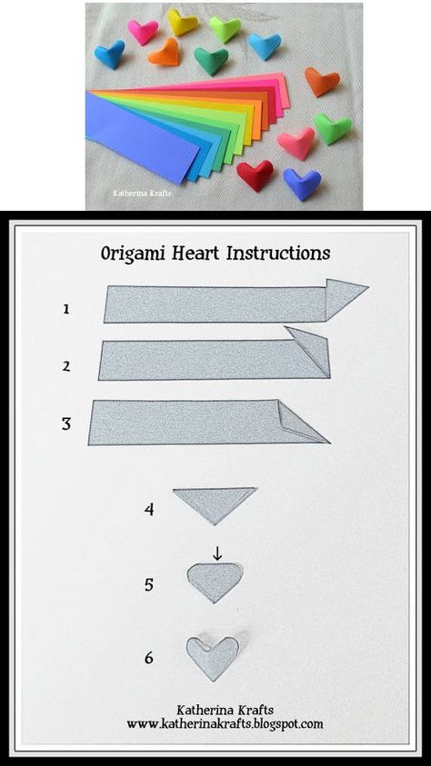 Heart Origami Tutorial, Hart Origami, Origami Heart Instructions, Making Origami, Vika Papper, Pola Kotak, Kraf Kertas, Tutorial Origami, Corak Bunga