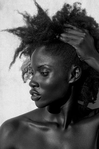 Dark Skin Women, African Beauty, Black Is Beautiful, White Photography, Her Hair, Portrait Photography, A Woman, Natural Hair Styles, Black Women