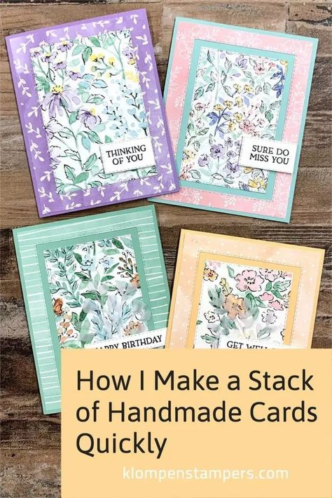 Stampinup 2023 Cards, Handmade Cards To Sell, Stampin Up 2022 2023 Cards, 3 X 3 Cards, Stampin Up Quick And Easy Cards Simple, Paper Craft Cards Handmade, Using Scraps To Make Cards, Stampin Up Just A Note, Diy Cards Handmade Simple