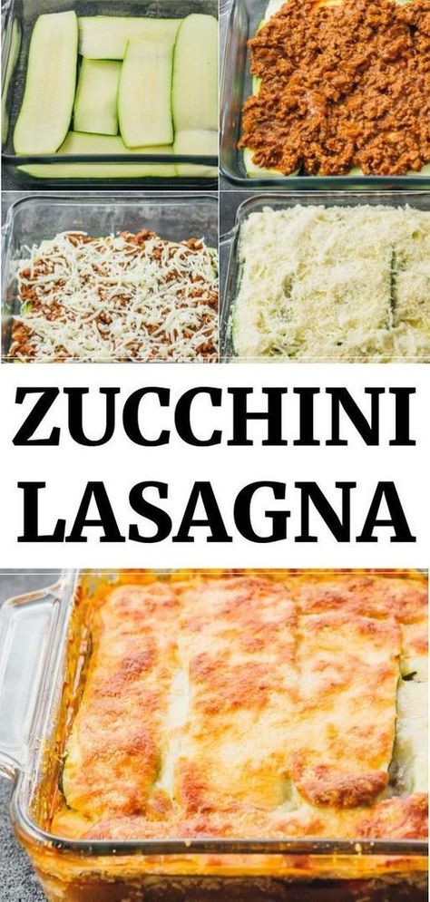 Keto Zucchini Lasagna, Creative Cookery, Keto And Gluten Free, Cottage Meals, Best Zucchini, Zucchini Recipes Healthy, Comidas Keto, Zucchini Noodle, Keto Zucchini