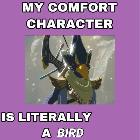 Revali Botw Wallpaper, Botw Revali, Revali Botw, Legend Of Zelda Characters, Botw Zelda, Legend Of Zelda Memes, Zelda Funny, Character Change, Zelda Botw