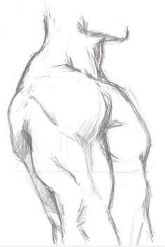 Art Man Body Drawing Reference, Men Body Drawing Sketches, Male Side Profile Body Drawing, Male Lower Body Drawing, Man From Side Reference, Side Profile Muscle Drawing, Male Body Guidelines, Man Chest Drawing Reference, Male Body Profile Reference