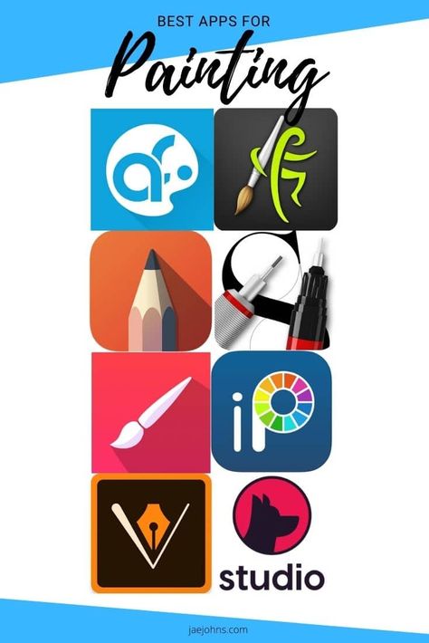 8 Best Free and Paid Apps for Painting (2021) - Jae Johns Good Drawing Apps, Painting 2023, Tablet Apps, Sketchbook App, App Drawings, Digital Drawing Tablet, Digital Art Software, Ipad Painting, Android Art