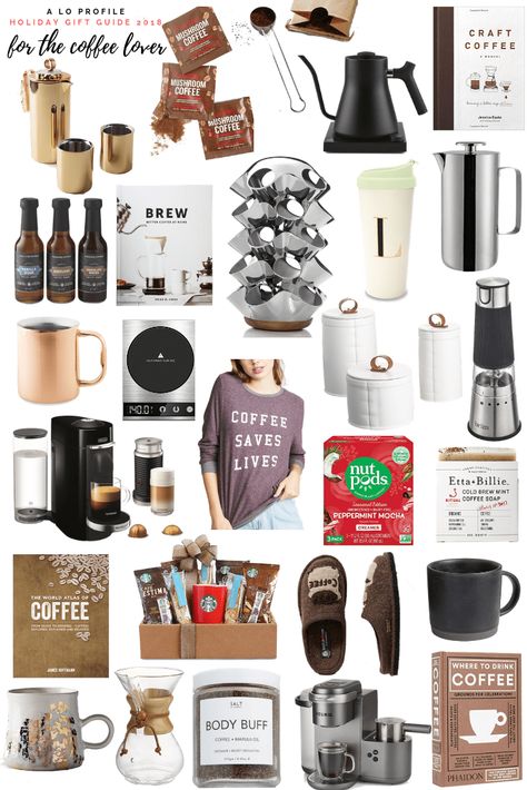 I'm rounding up the best gifts for the coffee lover in your life including items in every price range and everything from stocking stuffers to big gifts. Coffee Gift Ideas, Coffee Soap, Mushroom Coffee, Coffee Crafts, Peppermint Mocha, Coffee Gift, Big Gifts, Coffee Gifts, Coffee Lover Gifts