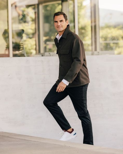 #rogerfederer Roger Federer Style, Federer Style, Morocco Culture, Classy Outfits Men, Fall Outfits Men, Streetwear Men, Roger Federer, Well Dressed Men, Suits Coats