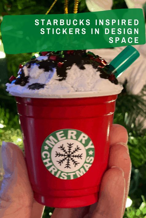 What To Get From Starbucks, Starbucks Gifts, Starbucks Crafts, Coffee Ornaments, Hacks For Home, Dollar Tree Christmas Decor, Clever Kitchen Storage, Starbucks Diy, Starbucks Lovers