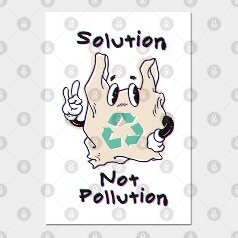 Solutions To Plastic Pollution Poster, Solution To Plastic Pollution Poster, Go Green Posters, Alpona Art, Ig Edit, Earth Day Drawing, Study Project, Reuse And Recycle, Save Our Earth