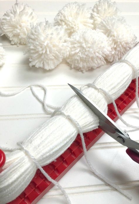 Last minute gifts are easy peasy to whip up with a Cricut Maker. I made this darling DIY Indoor Snowball Fight gift in about an hour, including the pom-pom snowballs. Great crafting tools really do make all the difference! I know a lot of little kiddos (and big ones too) who would LOVE to throw things inside the house and these pom-poms are perfect! To make the indoor snowball fight, you will need the following materials and supplies: Cricut Explore Air 2 White and Red Vinyl Cricu… Snowballs Diy, Snowball Games, Schnee Party, Indoor Snowballs, Snow Party, Winter Wonderland Decorations, Winter Dance, Frozen Themed Birthday Party, Winter Wonderland Theme