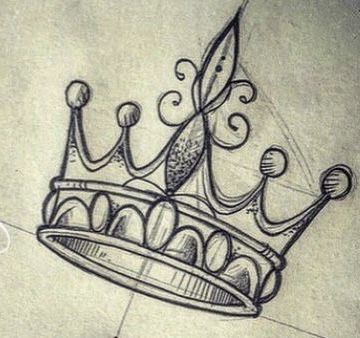 Princess Crown Drawing, Simple Crown Tattoo, Princess Crown Tattoos, Tiara Tattoo, King Crown Tattoo, Crown Stencil, Queen Crown Tattoo, Queen Drawing, Crown Drawing