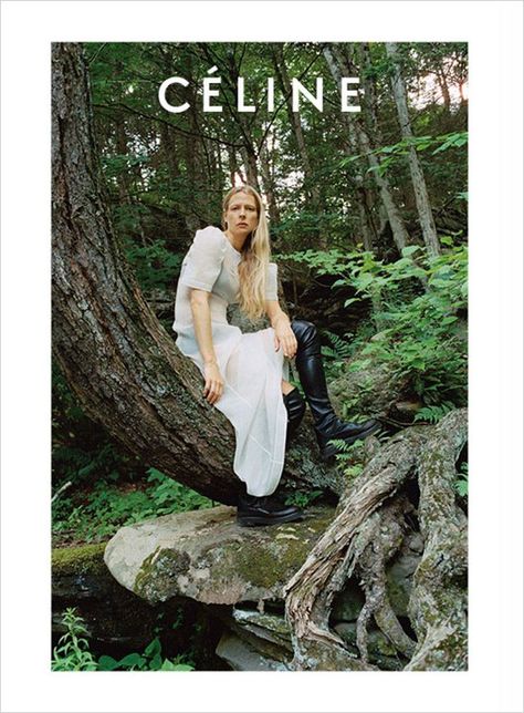 Celine Resort 2017 Campaign by Talia Chetrit Celine Campaign, Nature Editorial, Forest Fashion, Hansel Y Gretel, Logos Retro, Prada Spring, Campaign Fashion, Outdoor Photoshoot, Foto Inspiration