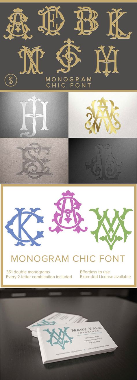 Victorian Monogram Letters, Victorian Monogram, Monogram Typography, Block Letter Fonts, Old Fashioned Fonts, Interlocking Monogram, Free Monogram Fonts, Classy Fonts, H Monogram