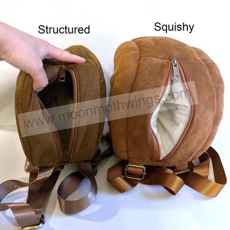 Squishy, or structured shell backpack? Preorders are officially open for my snail shell backpacks! You have choice of either squishy or structured shells. The structured shells have more storage space than the squishy shells. Current estimated arrival time is September. It’s going to be a snail shell invasion this fall! Shell Bag Diy, Snail Shell Backpack, Snail Backpack, Shell Backpack, Moth Wings, Moon Moth, Diy Backpack, Snail Shell, Cosplay Diy